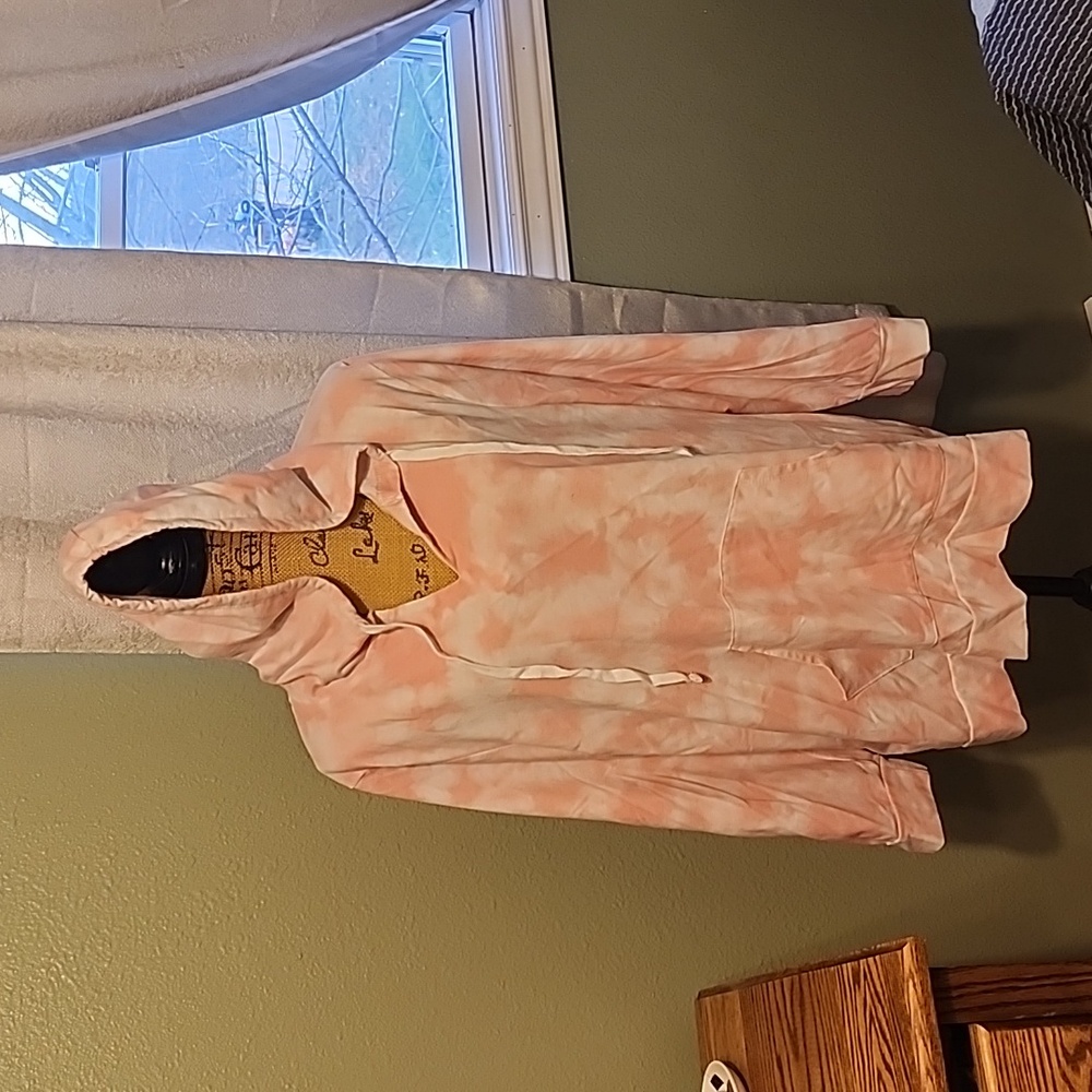 Pink cloud hooded  sweatshirt